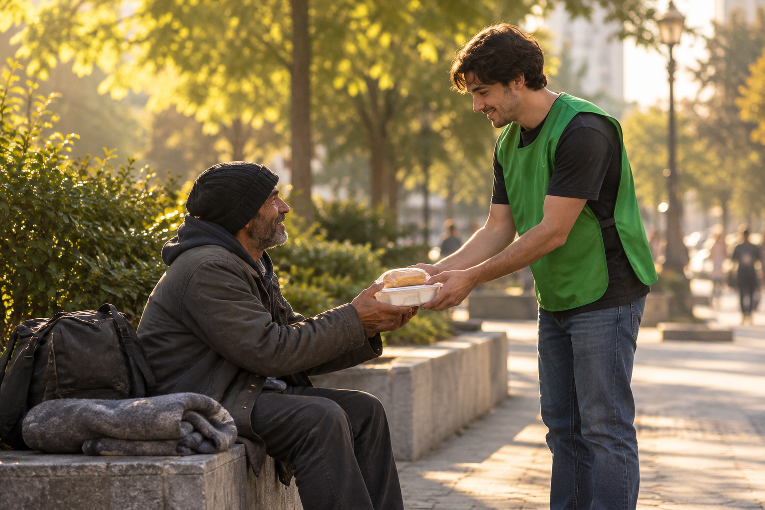 Ilustración sobre voluntariado